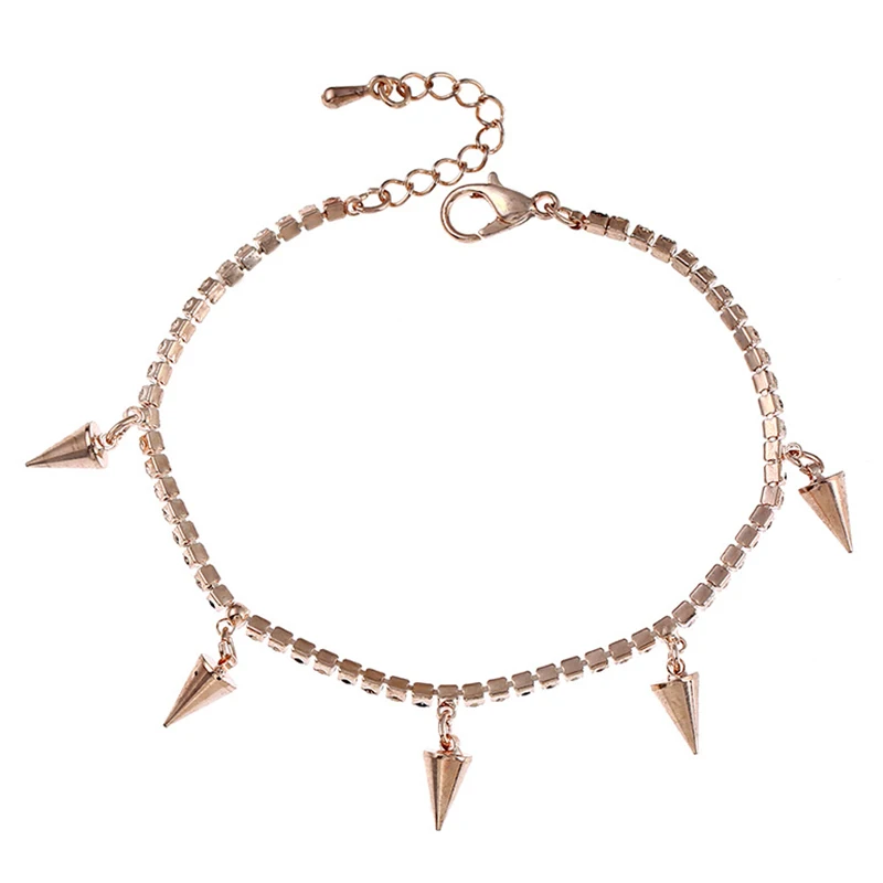Cpop модные браслеты для женщин амулеты со стрелками золотые стразы кубические