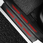 4 шт. для Volkswagen VW Touareg 7L 7P 2014 2015 2016 2019 2018 2017 Rline R Line Автомобильная Накладка на порог наклейки из углеродного волокна