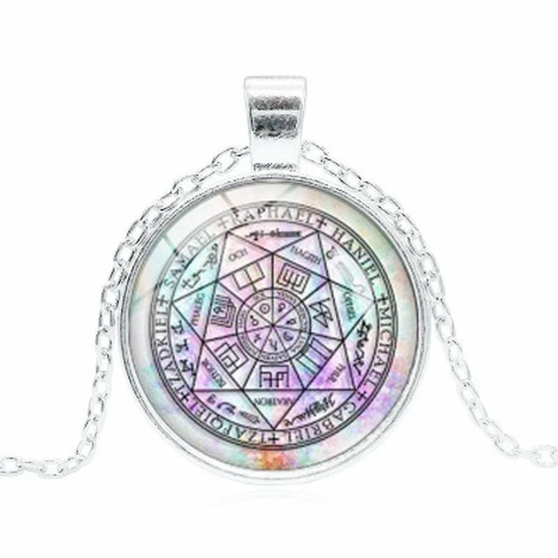 Модное ожерелье арки ангелов мистическое Таро дивинация созвездие Круглый