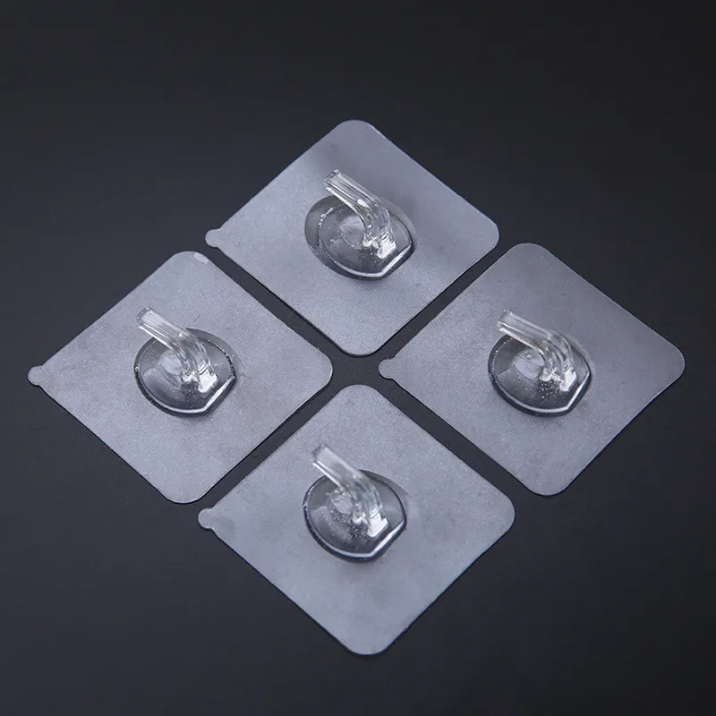 

4Pcs Punch-free Non-marking Stickers Wall Picture Hook Invisible Traceless Hardwall Drywall Picture Hanging Kit Hanging