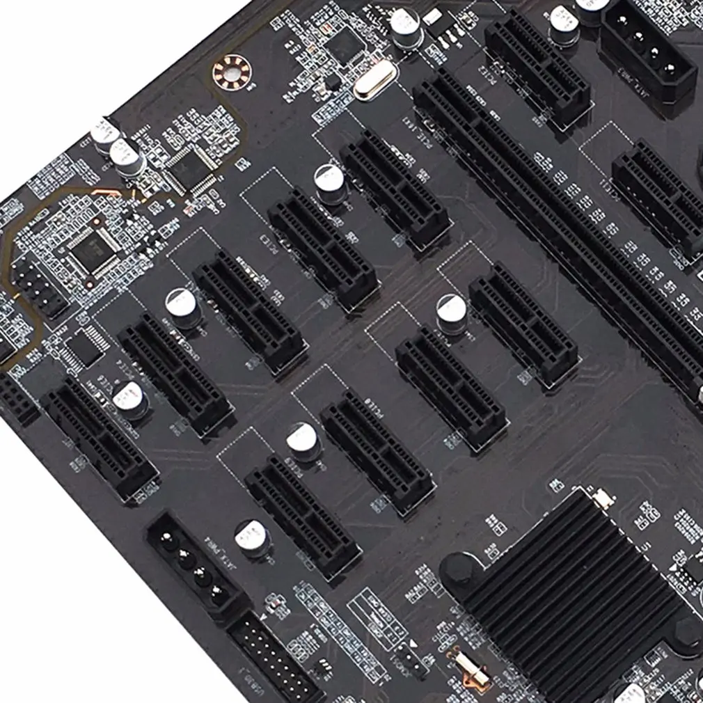 New B250 BTC Mining Machine Motherboard 12 PCI-E16X Graphics Card LGA 1151 DDR4 SATA3.0 Support VGA DVI For Miner Dropshipping