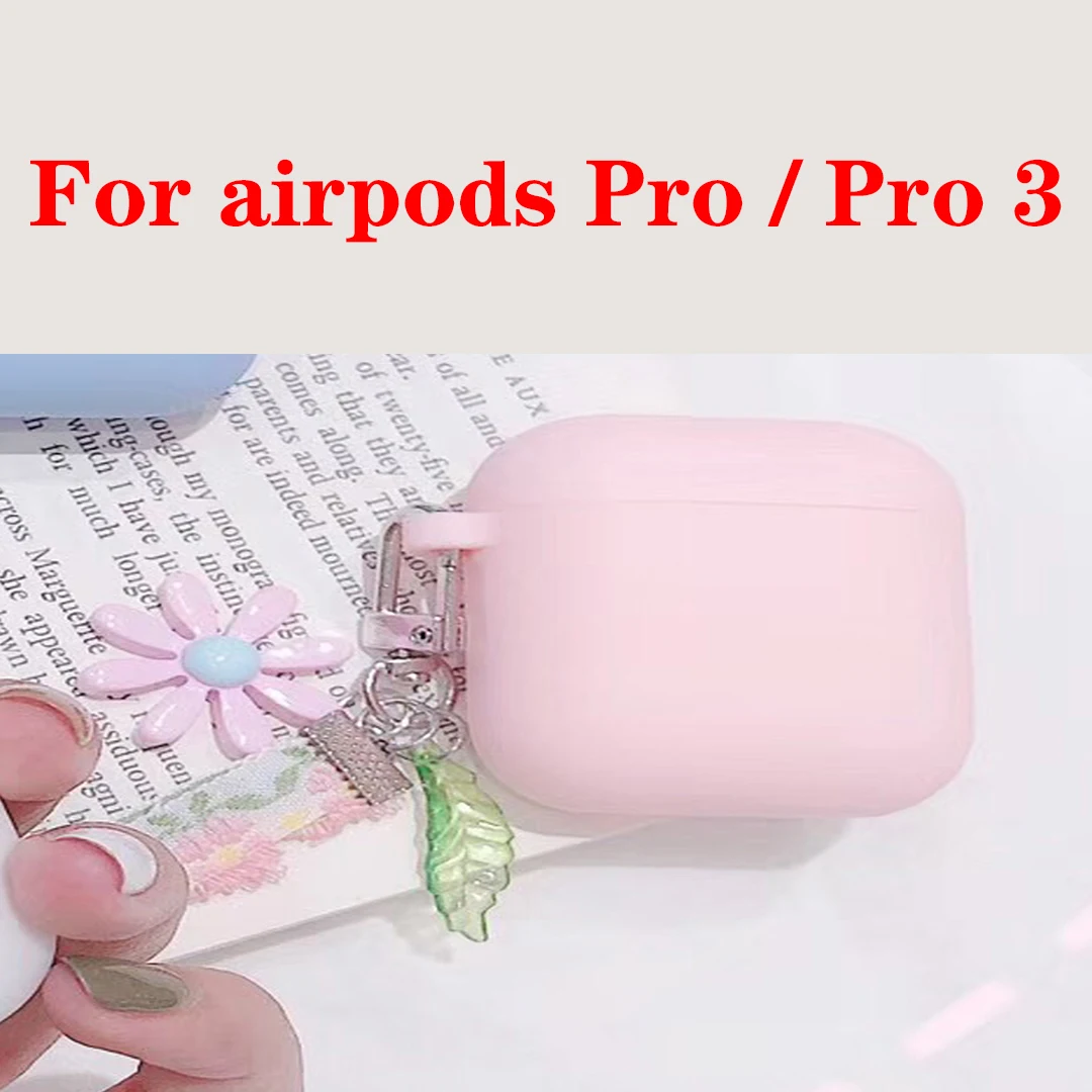 Чехол для Air pods 1/2 для AirPods Pro, роскошный цветочный подвесной брелок с орнаментом, аксессуары, силиконовый чехол, беспроводной чехол для наушников - Цвет: D1 For AirPods Pro