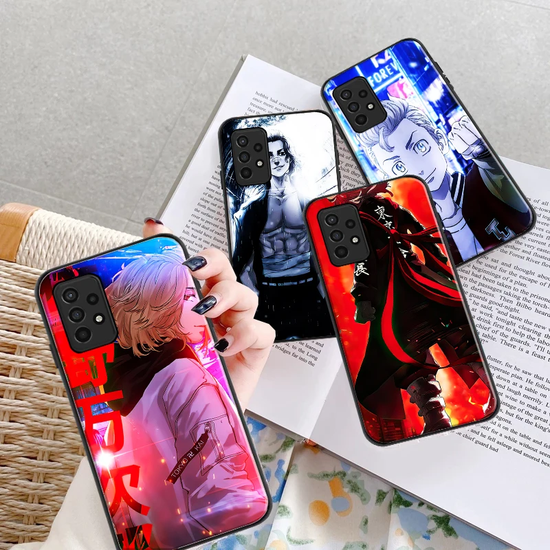 

Japanese Anime Tokyo Revengers Phone Case For Samsung Galaxy A11 A21S A31 A32 A41 A42 A51 A52 A71 A72 Soft silicone Cover Fundas