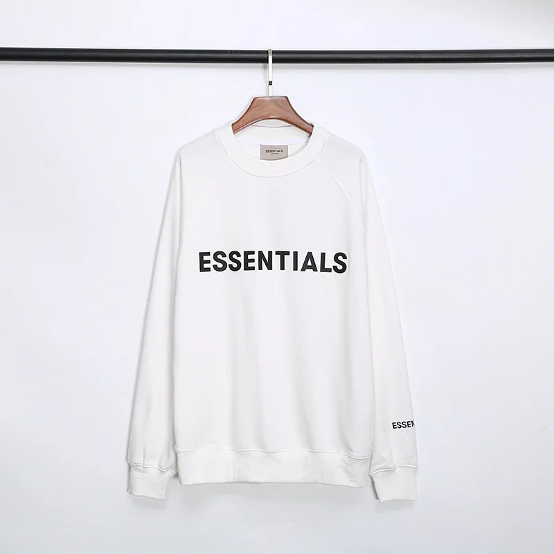 

Ovesized Essentials Sweatshirts High Street Letter Print Solid Sweatshirt Casual Cotton Sweatshirts Streetwear Clothes Hoodie
