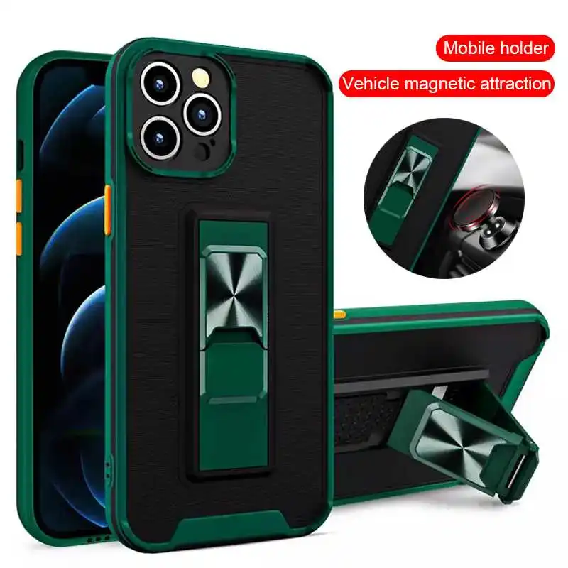 

Fashion Invisible Stand Case For Samsung Galaxy A03s A02s A21s A50s A30s A20s A10s Phone Case Cover