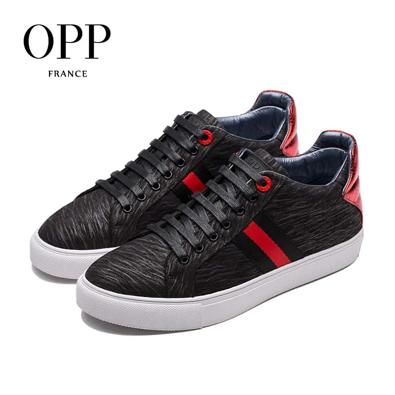 Ботинки OPP мужские с металлическими заклепками модные кожаные туфли в стиле