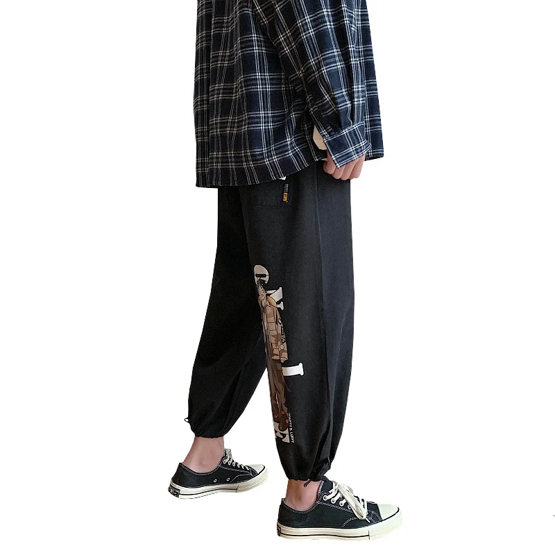2018 мужские модные повседневные свободные утепленные штаны
