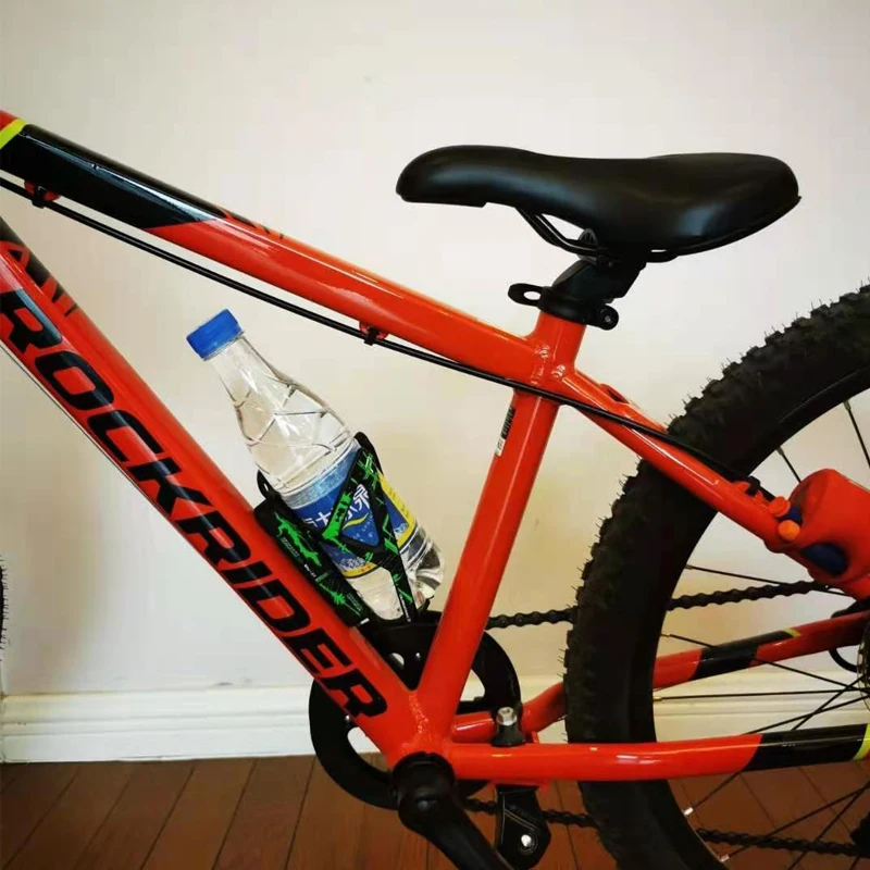 

Creative multifunctional bicycle bottle cage, flip beverage bottle with tire lever, water cup holder, bicycle riding equipment