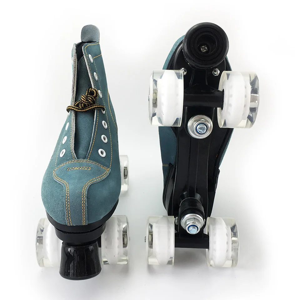 BSTFAMLY роликовые коньки из искусственной кожи для взрослых двойные две обувь