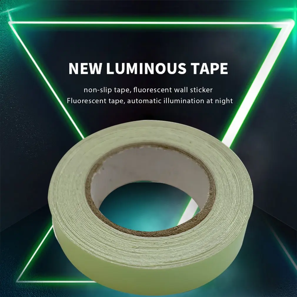 

Luminous Tape 1.5cm*1m 12MM 3M Self-adhesive Tape Night Vision Glow In Dark Safety Warning Security Stage Home Decoration Tapes