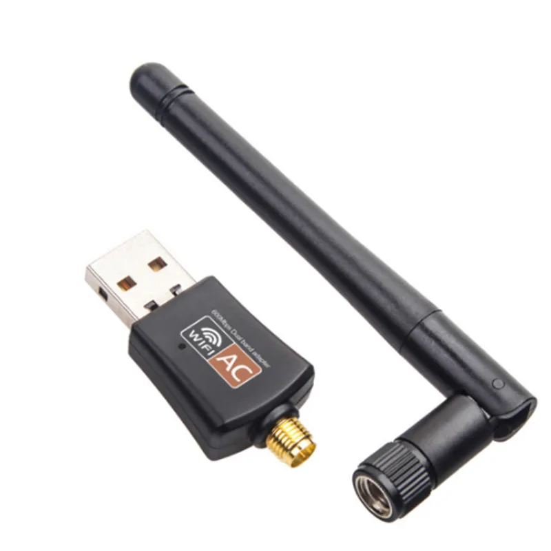 USB Wi-Fi адаптер 600 Мбит/с 5 8 ГГц + 2 4 | Мобильные телефоны и аксессуары