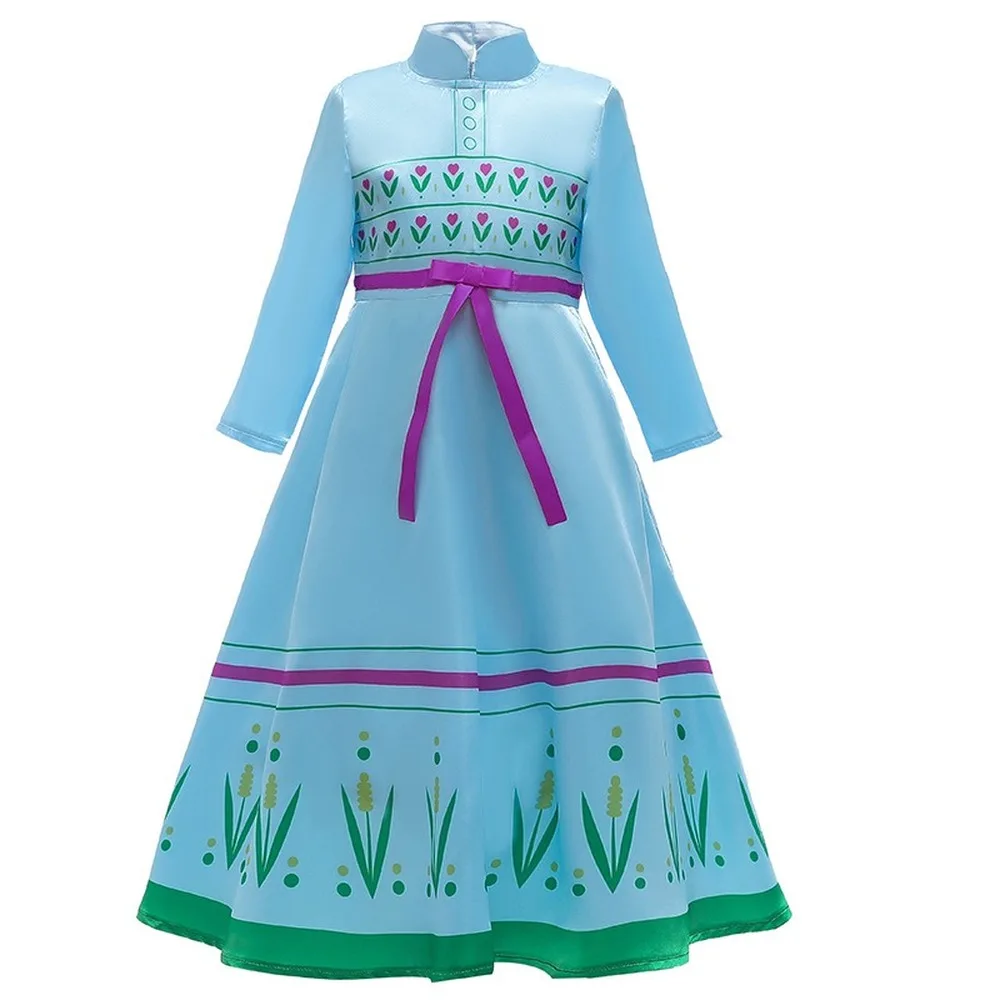 Elsa 2 Cosplay Queen Carnival Dresses Costumes Princess Anna Dress Girls Fantasia Party Vestidos Kids Clothing Set | Детская одежда и