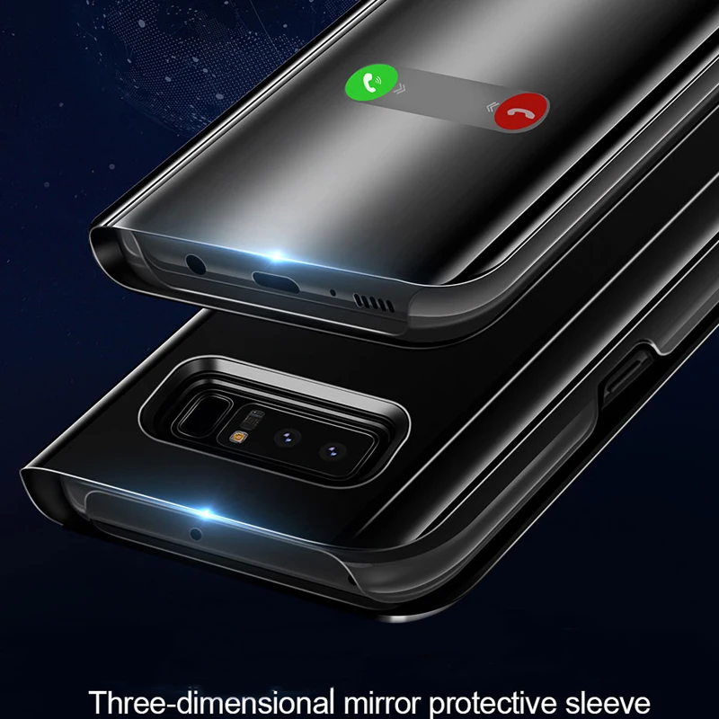 Умный зеркальный флип-чехол для huawei Honor 8A 8C 8S 8X9X20 Pro Honor 9 10 20 Lite Play Y5 Y7 Y9 P Smart Nova 3 5 Pro Coque