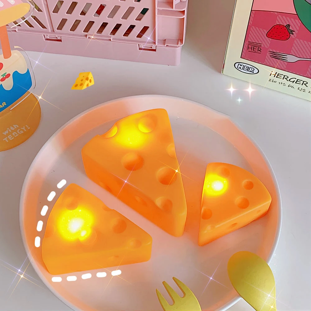 

Cheese Night Light Ins Desk Decoration Children Night Light Student Creative Gifts Gifts Birthday Ornaments Creative Lamp