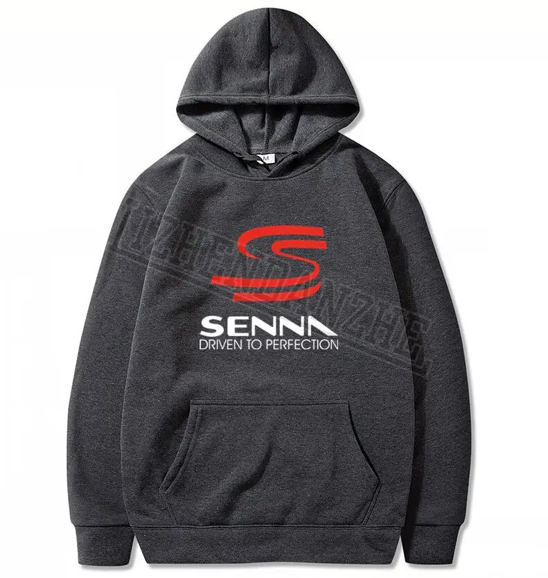 Толстовки с капюшоном Ф1 чемпион мира Айртон Сенна мужские толстовки