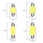 Kebedemm 10 шт. 31 мм 36 мм 39 мм 41 мм 12 чипов постоянного тока 12 В 5 Вт монолитный блок светодиодов яркий белый цвет Автомобильный купол Автомобильные светодиодные лампы