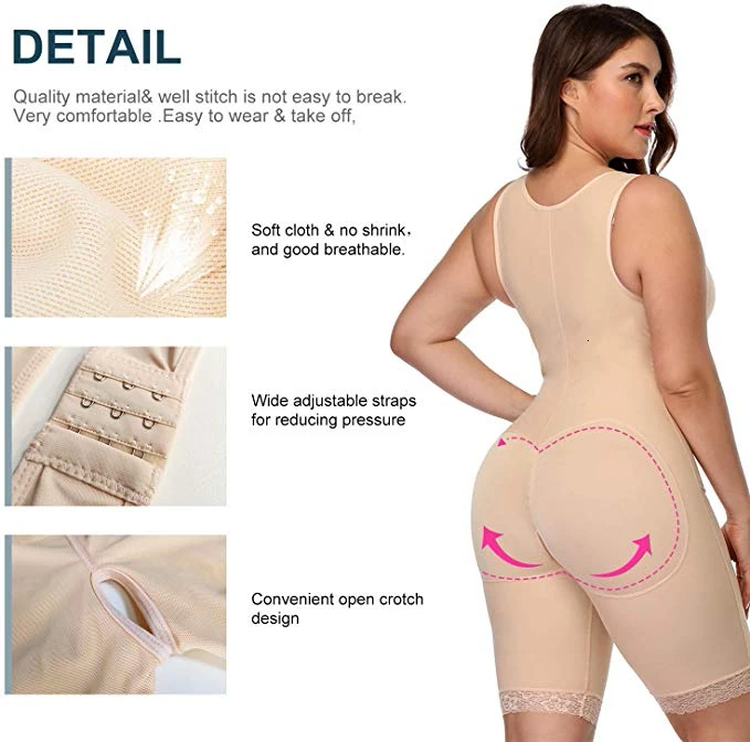 Женское корректирующее белье боди с ремешком для моделирования корсет похудения
