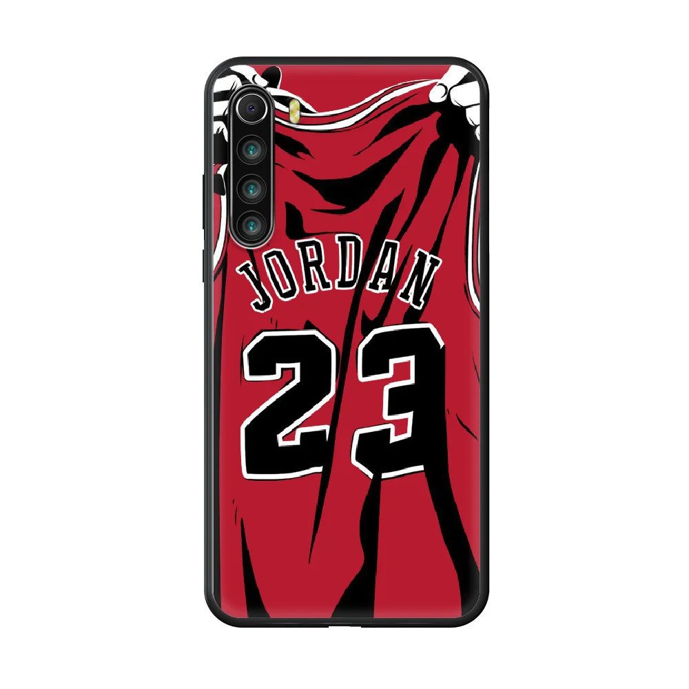 

Basketball Jordan James Kobe Phone Case cover For xiaomi Redmi note 4 5 6 7 8 A T X Plus Pro black cover silicone Etui 3D