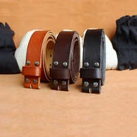 western genuine leather men belt cowskin leather strap black cowboy jeans pin buckle strap