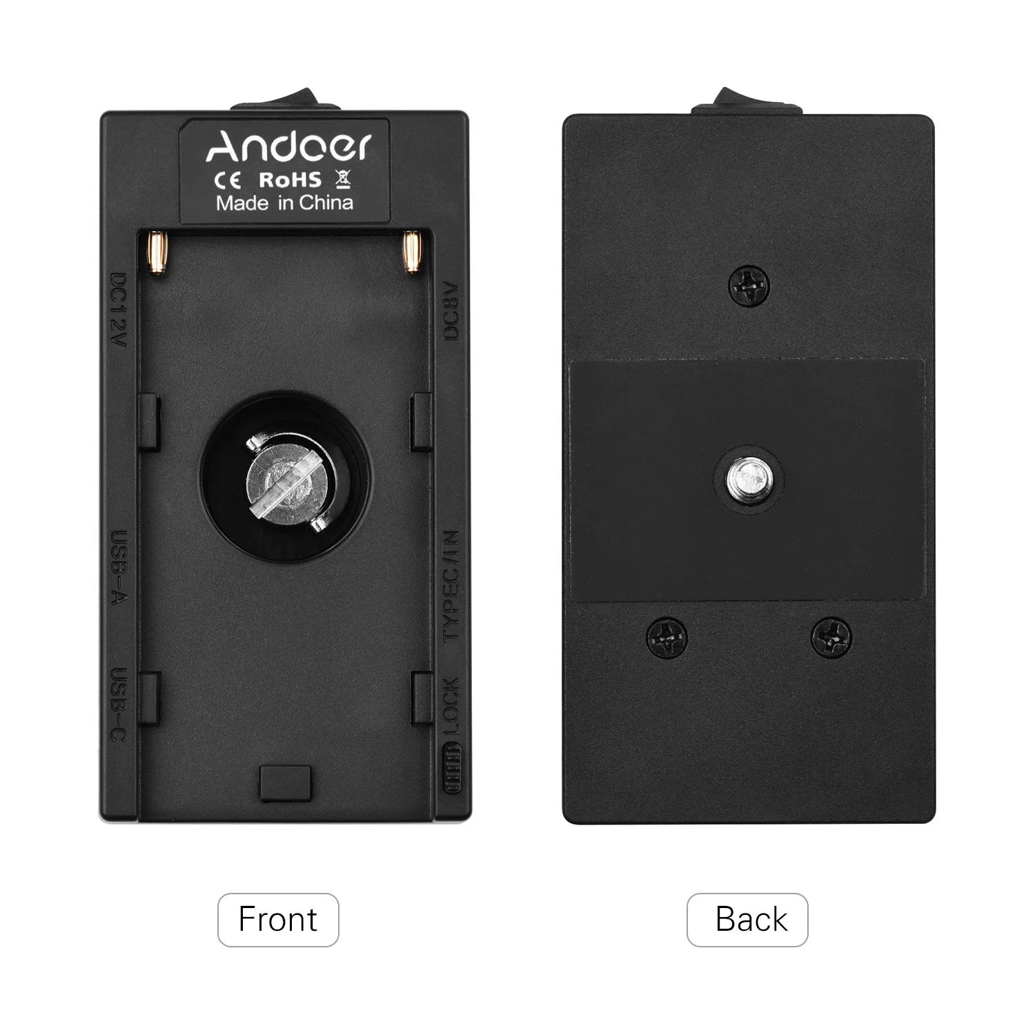 Andoer F750 Battery Plate Holder Adapter+FW50 Dummy Coupler for Sony A7/A7R/A7S/A7II/A7RII/A7SII/A6300/A6400/A6500 | Электроника