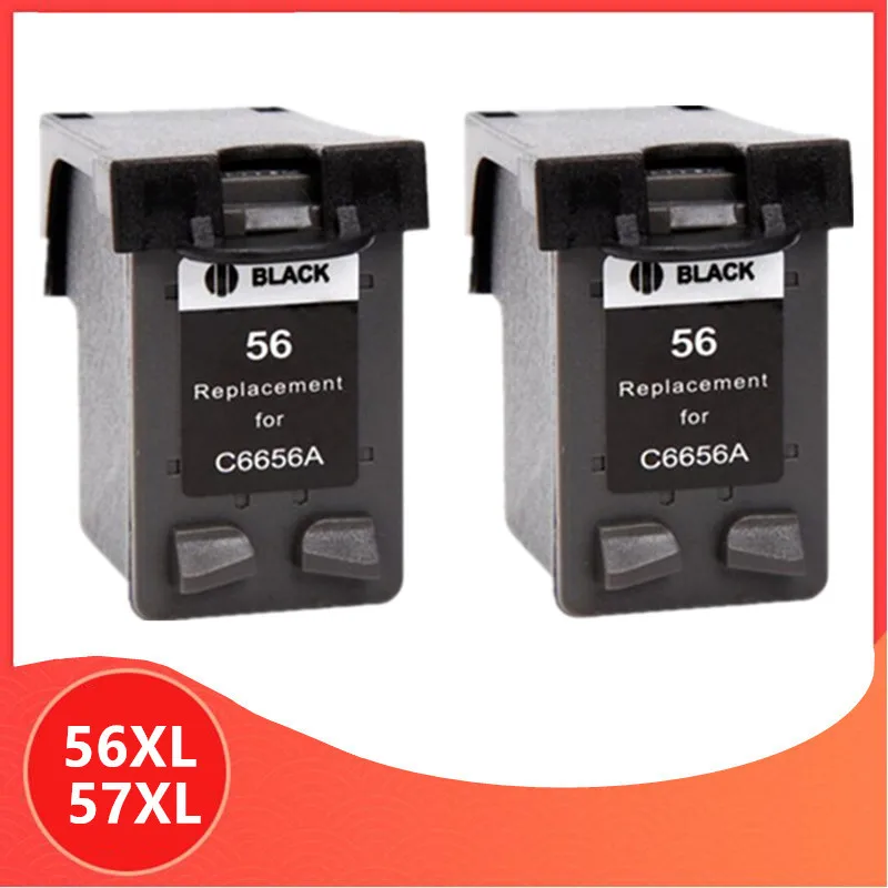 2x BK C6656a C6657a чернильный картридж для hp 56 57 hp56 hp57 56XL 57XL Deskjet 450 450cbi 450ci 450wbt F4140 F4180 5150