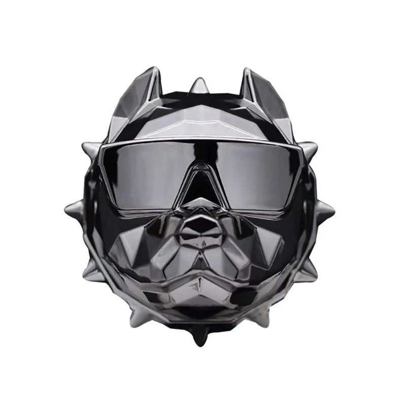 Bright black Автомобильный освежитель воздуха Bulldog, ароматизатор с зажимом для духов, диффузор с автоматическим вентиляционным отверстием, ароматизатор, яркий серебристый диффузор для бульдога, автомобильный Декор - Color Name: Bright black