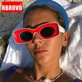 Очки солнцезащитные RBROVO в винтажном стиле для мужчин и женщин, квадратные Роскошные брендовые солнечные очки большого размера, 2021 - фото