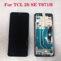 6 82%e2%80%9c original for tcl 20 se t671h lcd display touch screen digitizer assembly for tcl 20se screen with frame