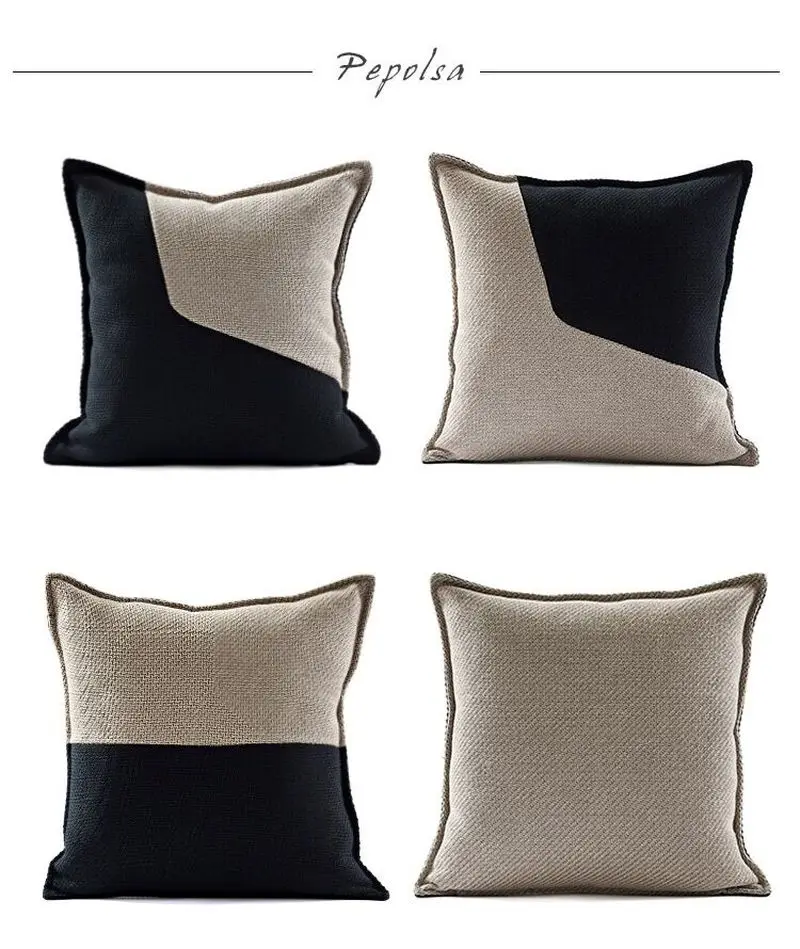 

Nordic Simple Cotton Geometric Pillow Cojines Decorativos Para Sofa Bedside Pillow Cover