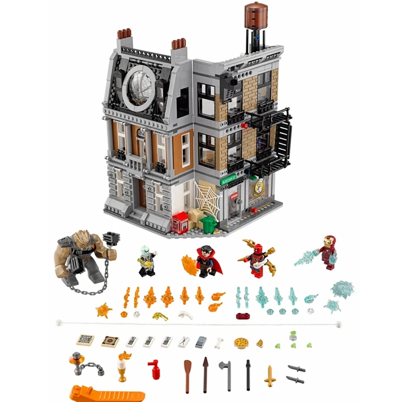 Lepinblocks 07107 Marvel Super Heroes 76108 Sanctum Sanctorum Showdown строительные блоки супер герой