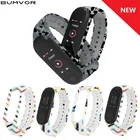 Ремешок для фитнес-браслета Xiaomi Mi Band 3, 4, силиконовый