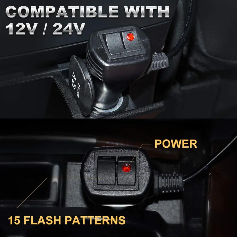 Автомобильный стробоскоп предупреждающий свет 30 светодиодов на крышу