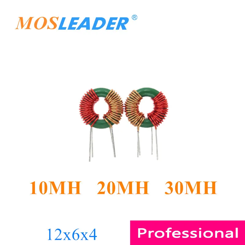 Mosleader 12x6x4 10MH 20MH 30MH 100 шт. 1264 12*6*4 отдельная обмотка Mn-Zn зеленые индукторы китайские