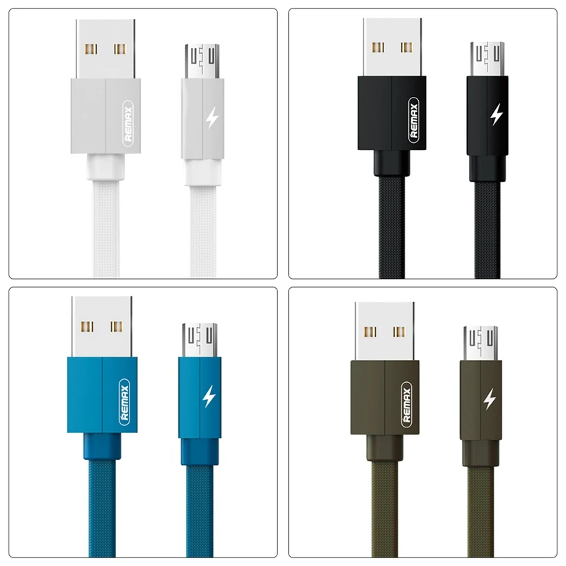 Remax Rc-094M 2.1A Corolla Usb плетеная проводка для быстрой зарядки данных Huawei / Millet Samsung Oppo Vivo