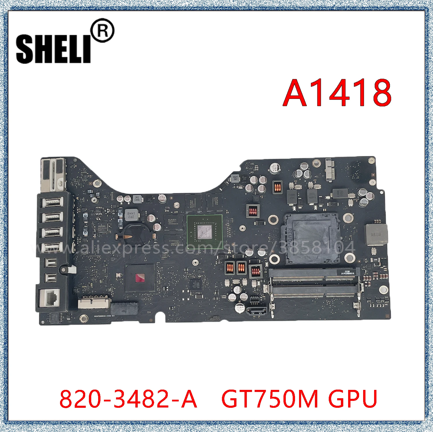 Материнская плата для Late 2013 A1418 iMac 21 5 &quotс материнской платой GT750M 820-3482-A |