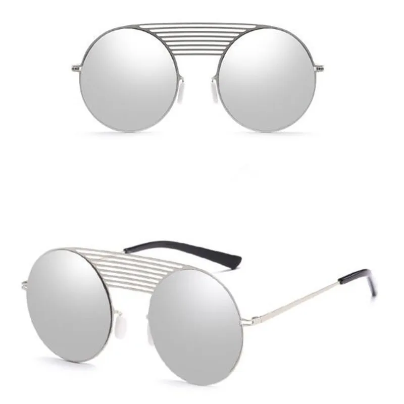 

2021 модные трендовые Новые солнцезащитные очки в круглой оправе из нержавеющей стали европейские звезды с солнцезащитными очками A45 женские...