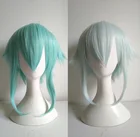 2 цвета обувь для вечеринки в Стиле косплей Sword Art Online меч Синон парик Asada зеленый синий синтетический термостойкий парик волос Косплэй парики + парик Кепки