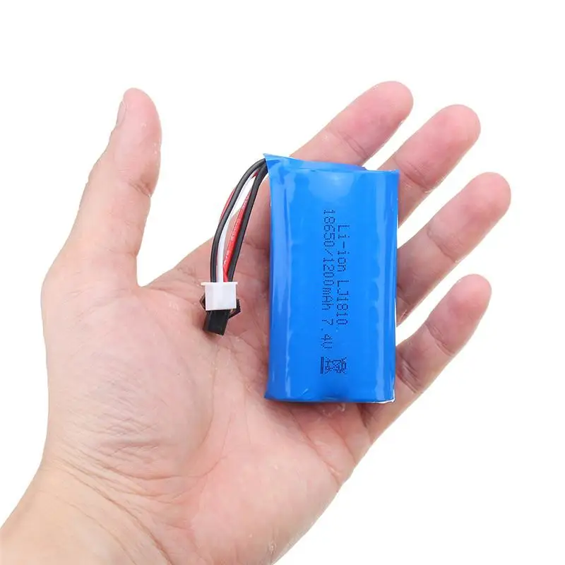 HS 18650 7 4 V 1200mAh 25C 2S литий ионный аккумулятор с анти обратным разъемом для 18301/18302