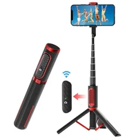 mini portable flexible monopod tripod handheld aluminum alloy bluetooth selfie stick lightweight mobile live broadcast bracket
