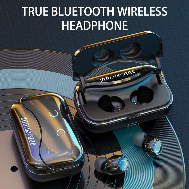 Беспроводная гарнитура G08 сенсорные наушники Bluetooth 5 1 TWS HIFI IPX7 водонепроницаемые