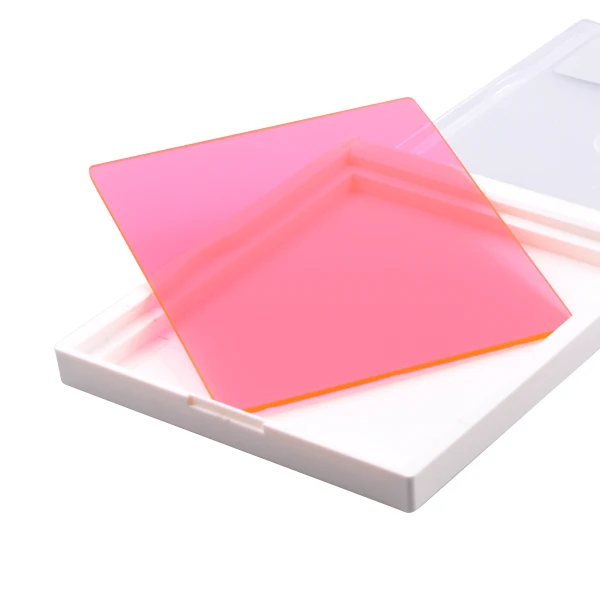 Pixco градиентный желтый/розовый/зеленый/фиолетовый/плексигласный фильтр Рабочий