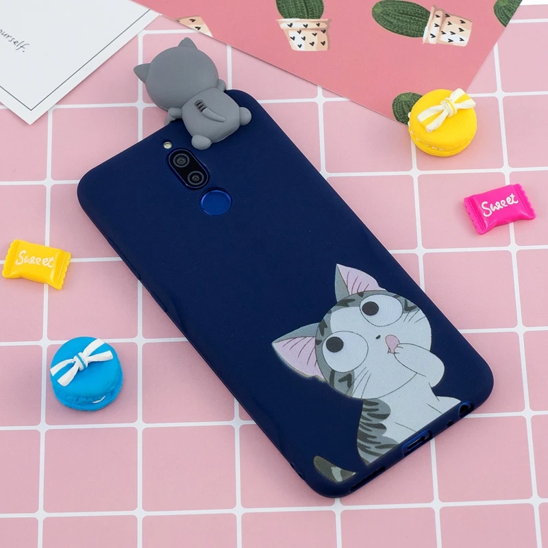 3D игрушки силиконовый чехол для huawei mate 10 Lite единорог мультфильм Nova 2i матовый |