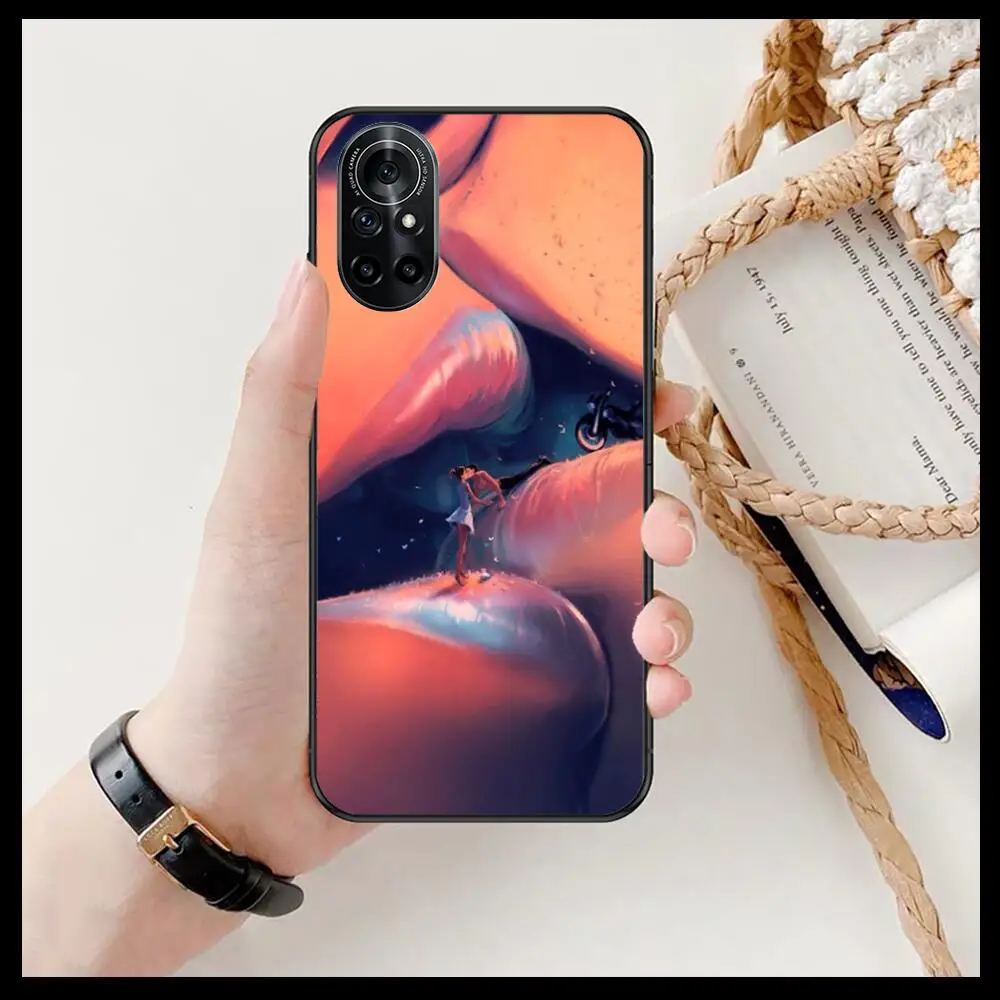 Прозрачный чехол для телефона Huawei Honor 20 10 9 8A 7 5T X Pro Lite цвет черный - купить по