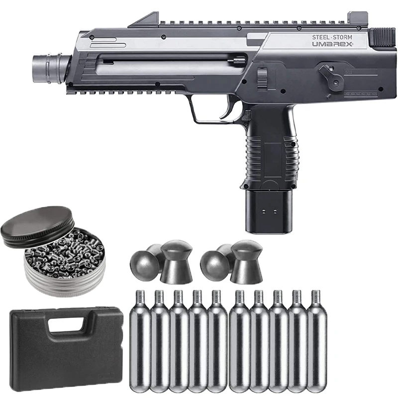 

Wearable CO2 Gun 5x12 Carbon Dioxide Canister and A Pack of 500 Carat Lead Bullets (nickel +accessories) Metal Mural Poster 007