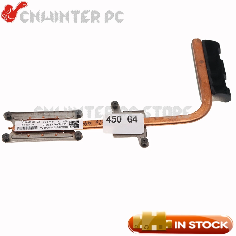 

NOKOTION 910976-001 DA0X83MB6H0 Original For HP ProbBook 450 G4 Laptop CPU GPU Heatsink Radiator Cooler