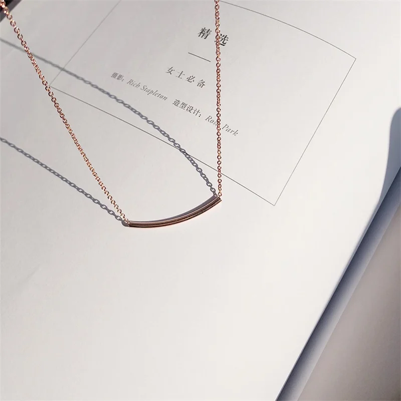 

Новое простое модное серебряное ожерелье для женщин, стерео ожерелье, цепочка, колье, ювелирные изделия, рождественский подарок