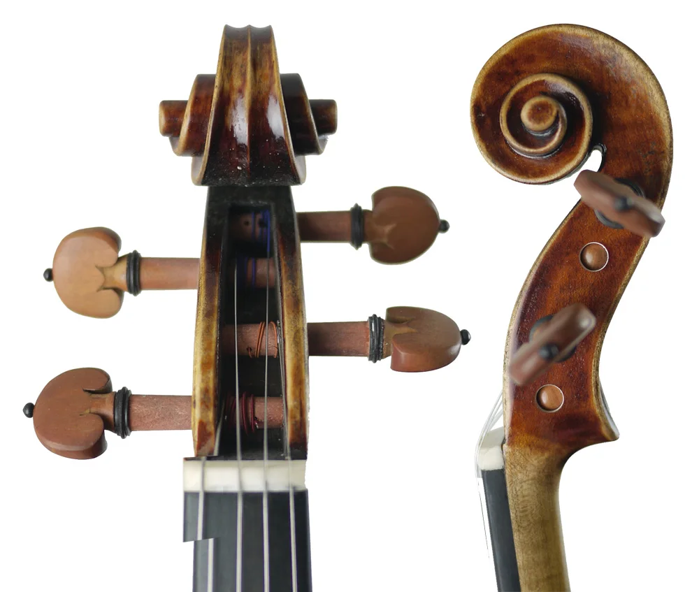 Античный масляный лак копия скрипки Nicolaus Amati уровень концерта. No.2492. Теплый и