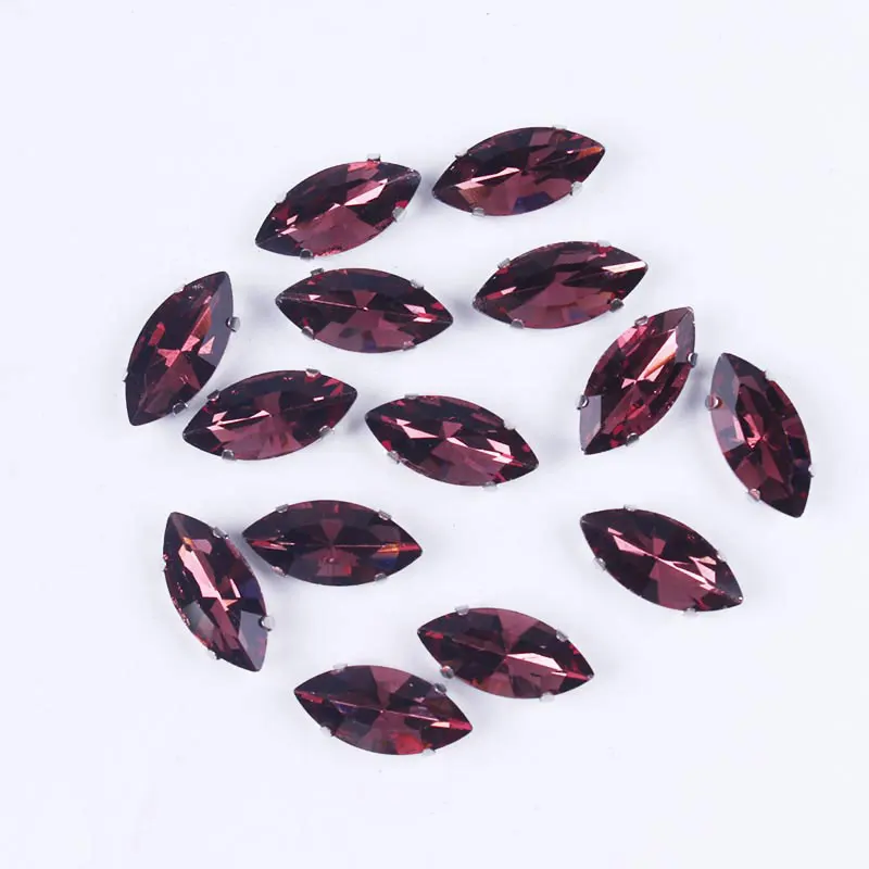 Стразы с кристаллами для шитья лошадиный глаз стразы s аппликация сшитая платья