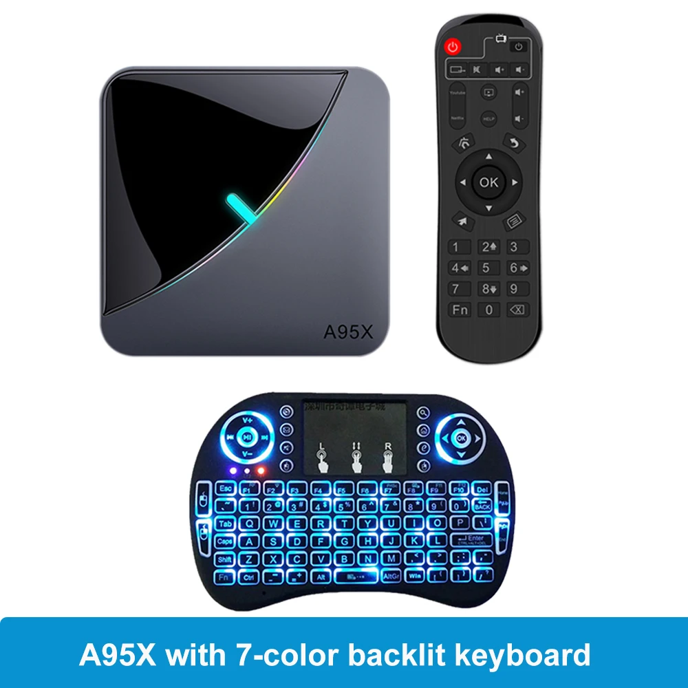 LEMADO A95XF3 ТВ приставка Android 9,0 Amlogic S905X3 4K голосовой помощник Google 4 ГБ ОЗУ 64 Гб ПЗУ 5G wifi Смарт ТВ приставка поддержка PLEX