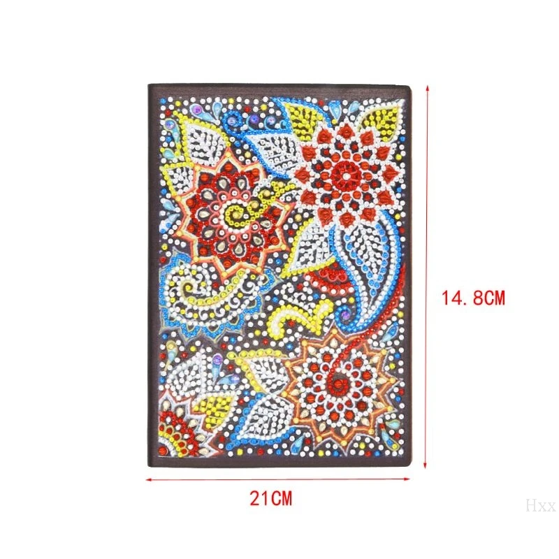 Необычная алмазная живопись сделай сам блокнот особой формы дневник книга А5